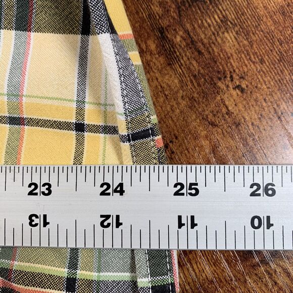 Cinch Shirt Mens Large‎ Yellow Gray Plaid Button Up Western Rodeo Outdoor - Picture 5 of 5